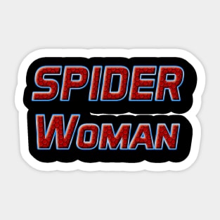 Spider Woman Logo Sticker